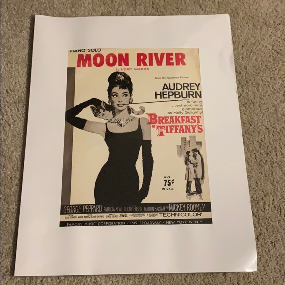 “Breakfast at Tiffany’s” AH print